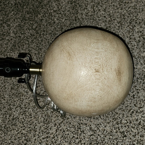 Threshold Small Elegant Round Earthy Tan Table Lamp Base - Picture 4 of 5